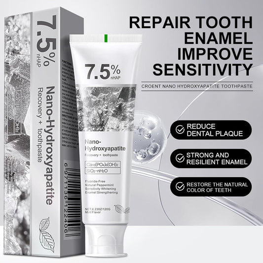 Nano Hydroxyapatite Toothpaste 7.5% – Buy 1 Get 1 Free | Enamel Repair & Protection