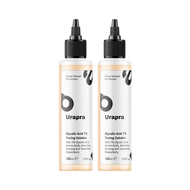 Urapra Glycolic Acid 7% Toning Solution 200ml – Buy 1 Get 1 Free | Brightening & Skin Refining Toner