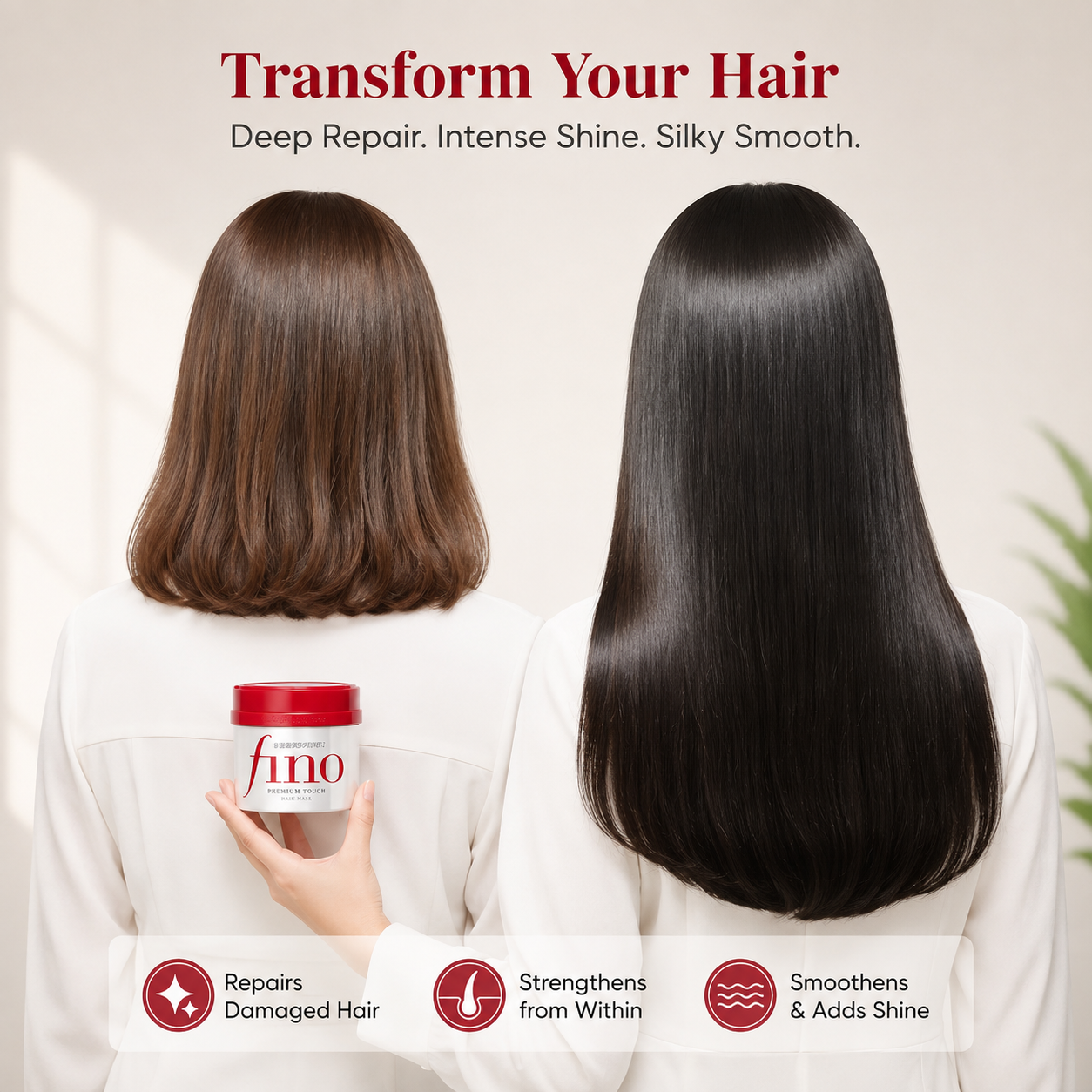 Shiseido Fino Premium Touch Hair Mask 230g | Deep Repair Hair Treatment Made in Japan