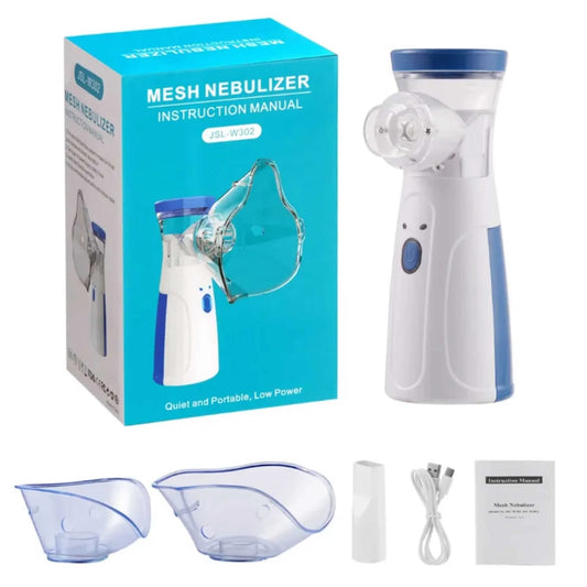 Portable Mesh Nebulizer – Ultrasonic Atomizer for Kids & Adults | USB Rechargeable Nebulizer Machine for Easy Breathing Support