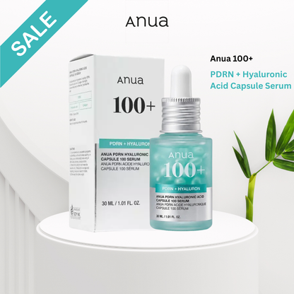 Anua Deep Hydration & Glow Duo (PDRN-Hyaluronic Acid Capsule 100 Serum + Heartleaf Pore Control Cleansing Oil)