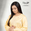 Mustard Kurti Pink Embroidery