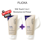 Flicka Silk Touch 3-in-1 Face Moisturizer & Primer | Hydrating, Lightweight, Pore-Minimizing (BUY 1 GET 1 FREE)