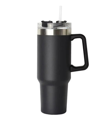 Stainless Steel Insulated Tumbler – Hot & Cold Temperature Retention | Travel Mug with Lid & Straw