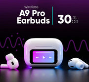 A9 Pro Wireless Earbuds with Smart Touch Screen