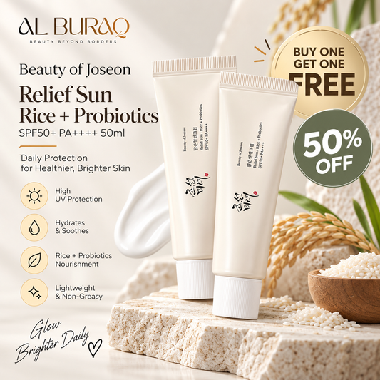 Beauty of Joseon Relief Sun Rice + Probiotics SPF50+ | Buy 1 Get 1 Free