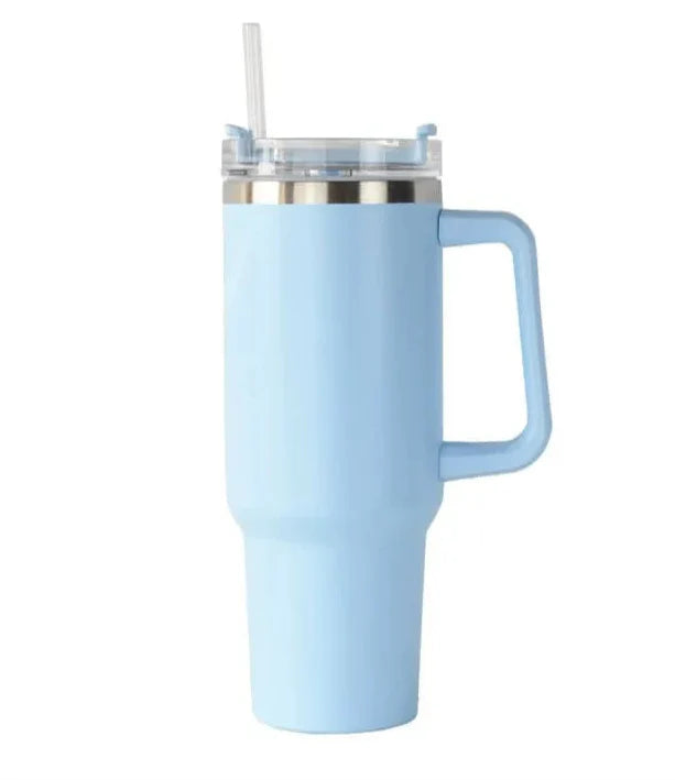 Stainless Steel Insulated Tumbler – Hot & Cold Temperature Retention | Travel Mug with Lid & Straw