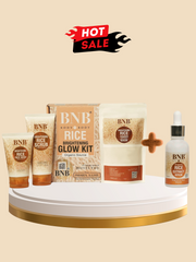 BNB 3 in 1 Rice Glow Kit + Serum