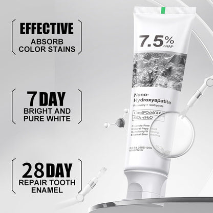 Nano Hydroxyapatite Toothpaste 7.5% – Buy 1 Get 1 Free | Enamel Repair & Protection