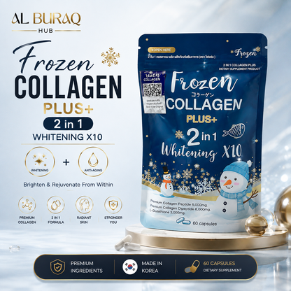 Frozen Collagen Plus+ 2-in-1 Whitening X10 – 60 Capsules