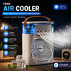 3-in-1 Mini Portable Air Cooler – Portable AC with Humidifier & LED Light | USB Powered Cooling Fan Best For Home and Office