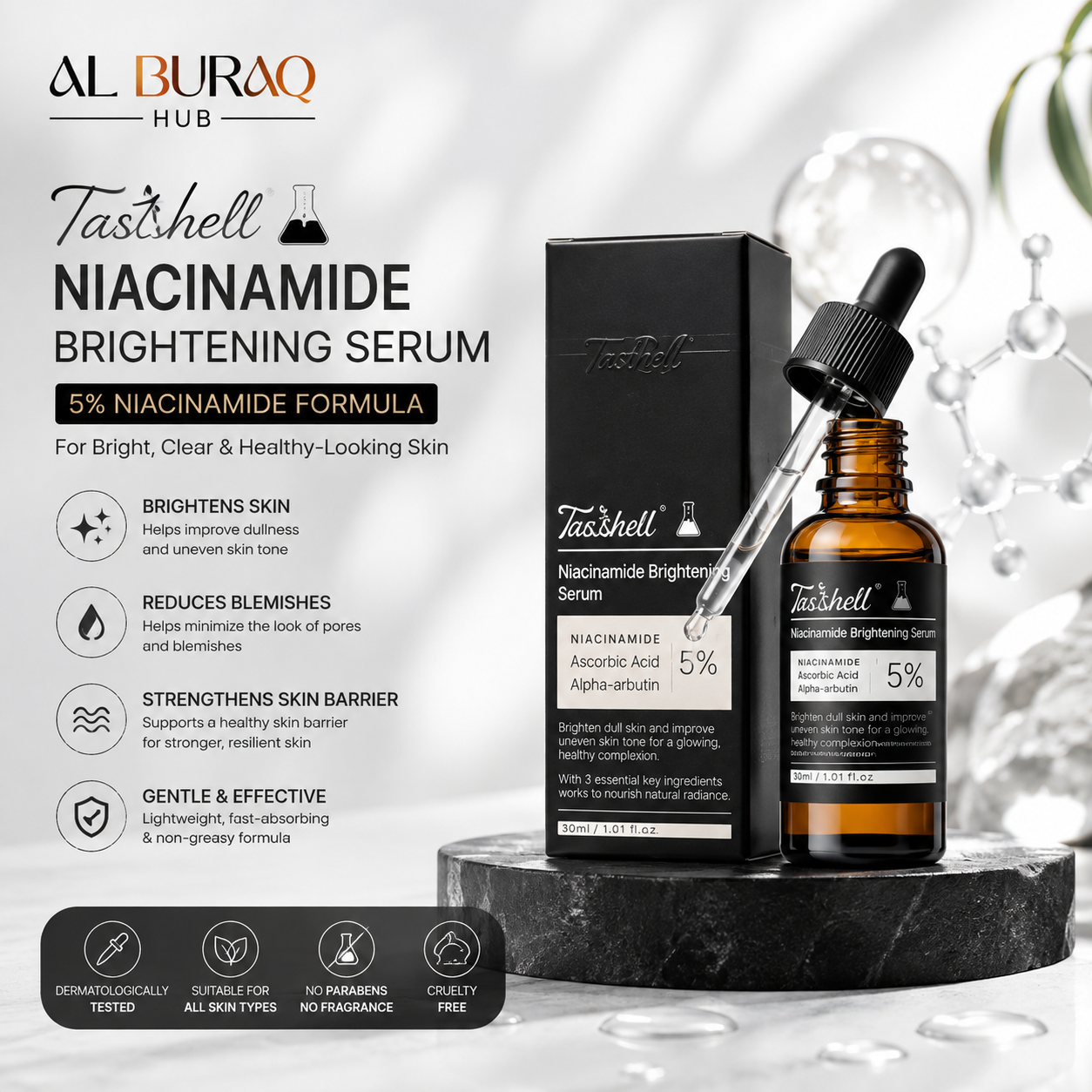 Teashell Niacinamide Brightening Serum | Buy 1 Get 1 FREE