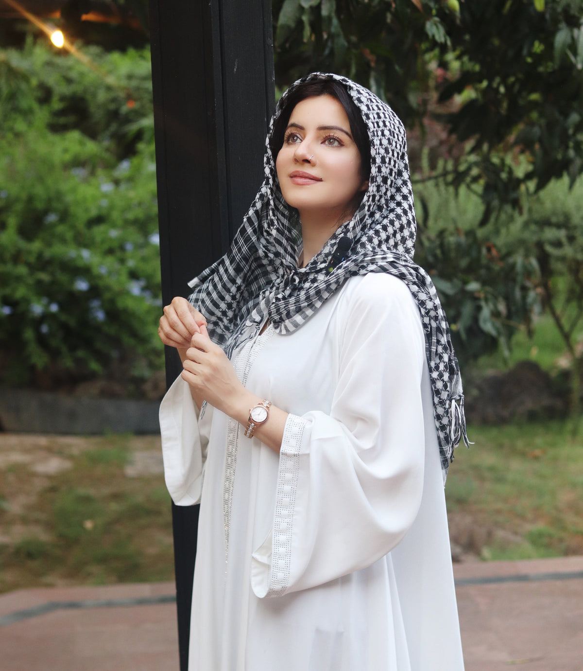 Hooram White Abaya | Elegant Modest Wear for Women | Premium Nida Fabric | Haya by Rabi