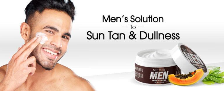 Niconi Enzyme De-Tan Pack for Face & Body (300g) – Tan Removal & Skin Brightening Pack for Men & Women