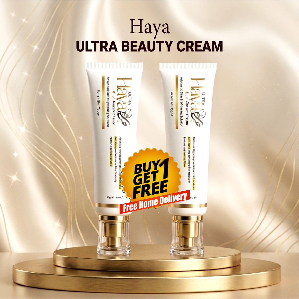 Haya Ultra Beauty cream (Buy 1 Get 1 Free)