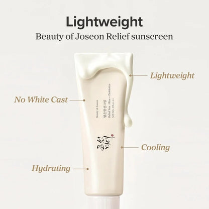 Beauty of Joseon Relief Sun Rice + Probiotics SPF50+ | Buy 1 Get 1 Free