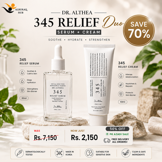 Dr. Althea 345 Skincare Duo – 345 Relief Serum + 345 Relief Cream | Best Combo