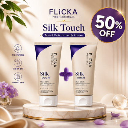 Flicka Silk Touch - 3 in 1 Moisturizer,Primer & Sunscreen | BUY 1 GET 1 FREE