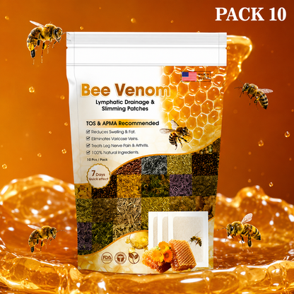Bee Venom Detox Patches – Pack of 10 | Buy 1 Get 1 Free | Wellness & Body Care Patches