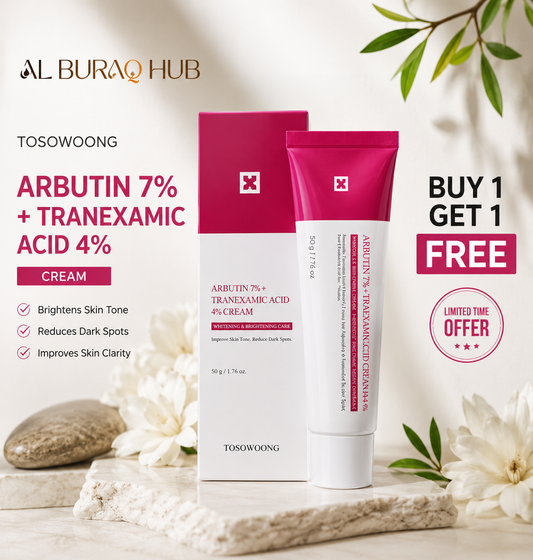 TOSOWOONG Arbutin 7% + Tranexamic Acid 4% Cream | Buy 1 Get 1 FREE