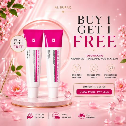 TOSOWOONG Arbutin 7% + Tranexamic Acid 4% Cream | Buy 1 Get 1 FREE
