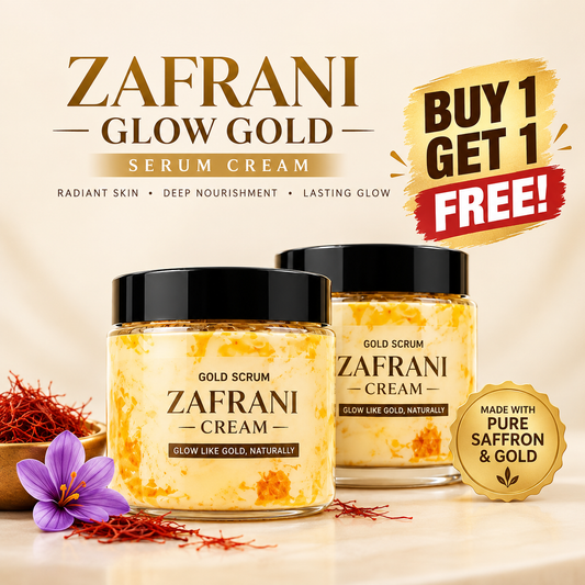 Zafrani Glow Gold Serum Cream | Buy 1 Get 1 FREE | 100% Organic