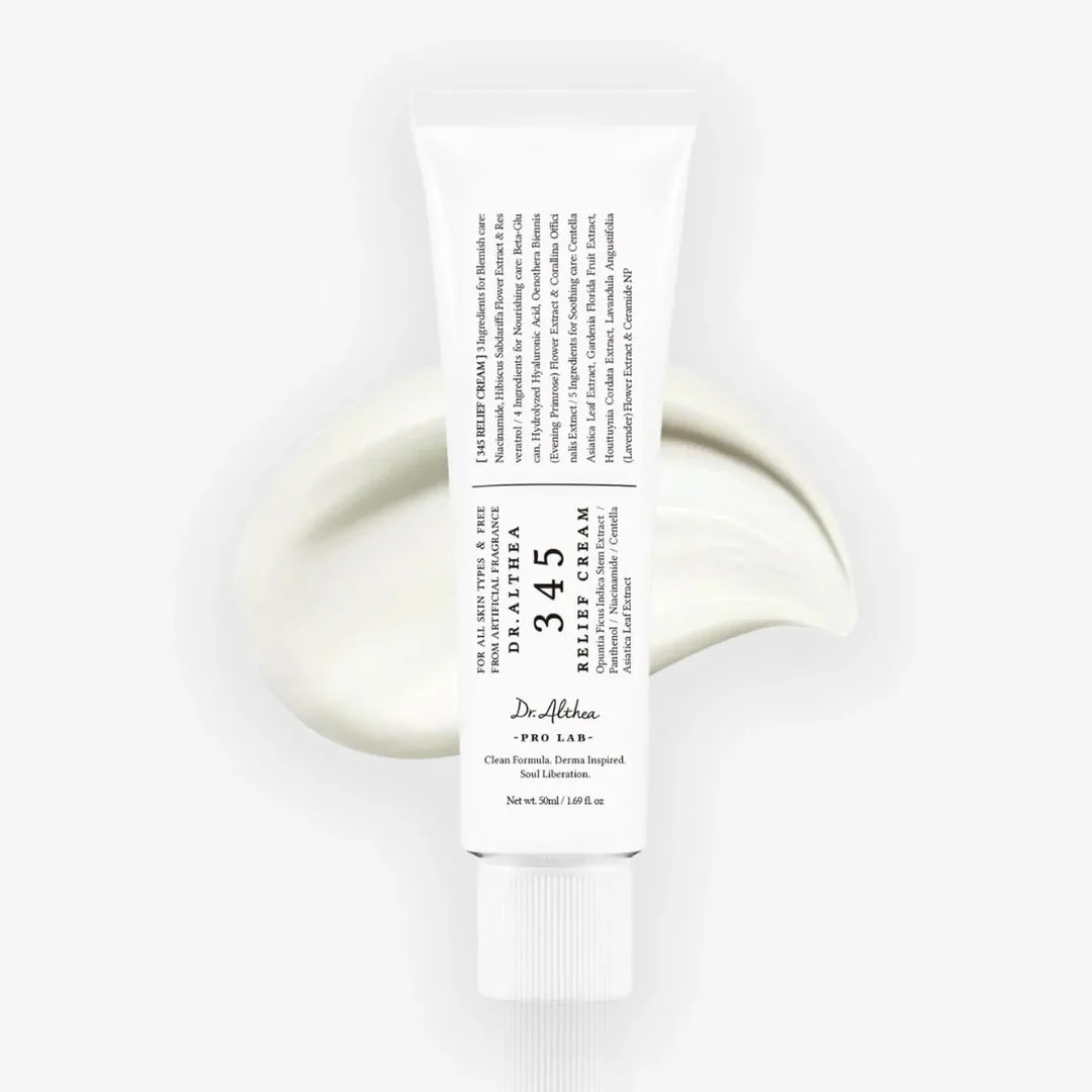 Dr. Althea 345 Skincare Duo – Relief Serum + 345 Relief Cream 50ml | Soothing & Hydrating Combo