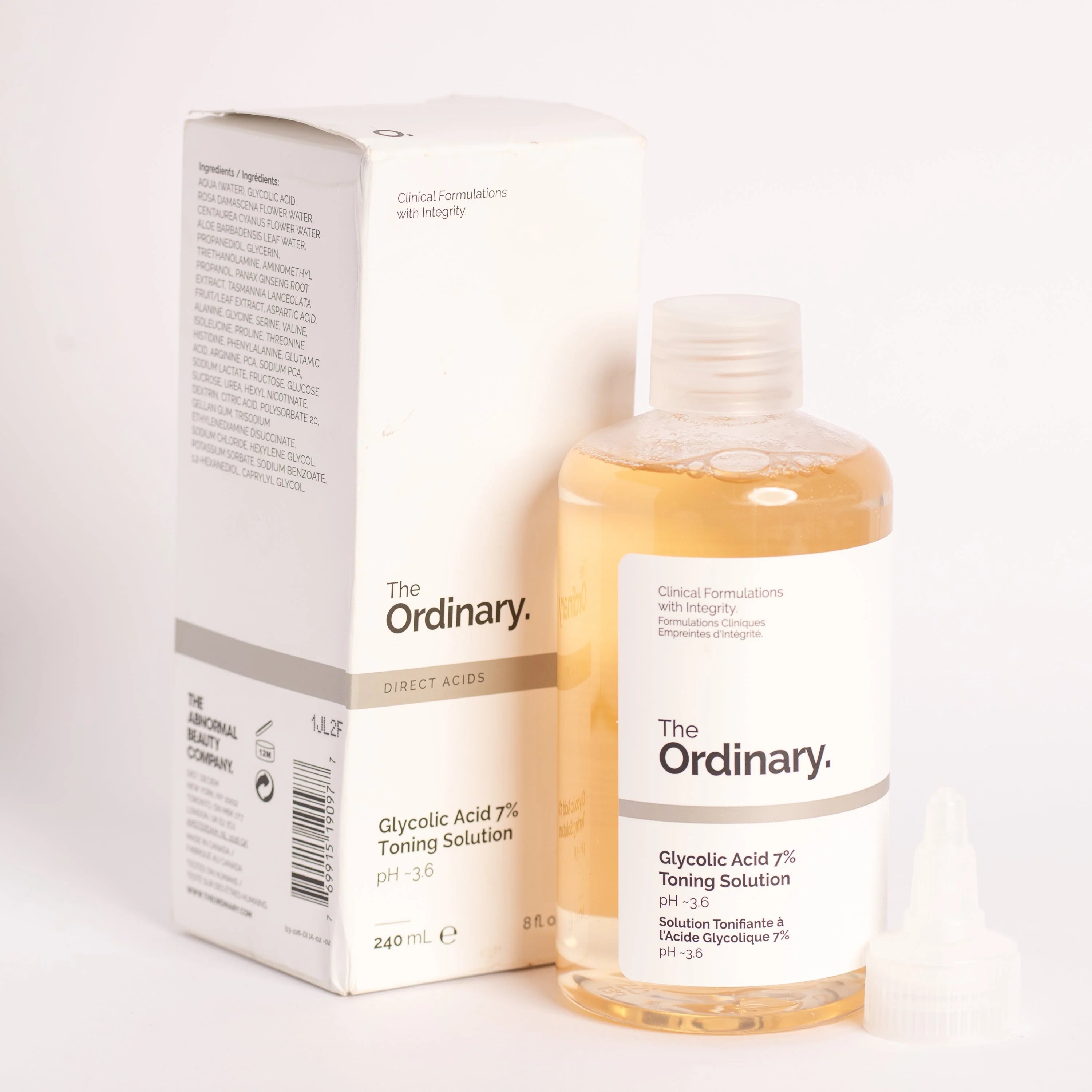 The Ordinary Glycolic Acid ~ 7% Toning Solution (240ml)