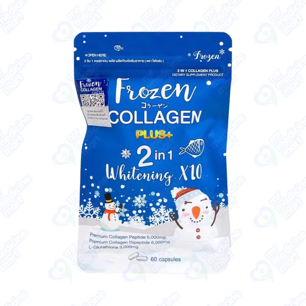 Frozen Collagen Plus+ 2-in-1 Whitening X10 – 60 Capsules