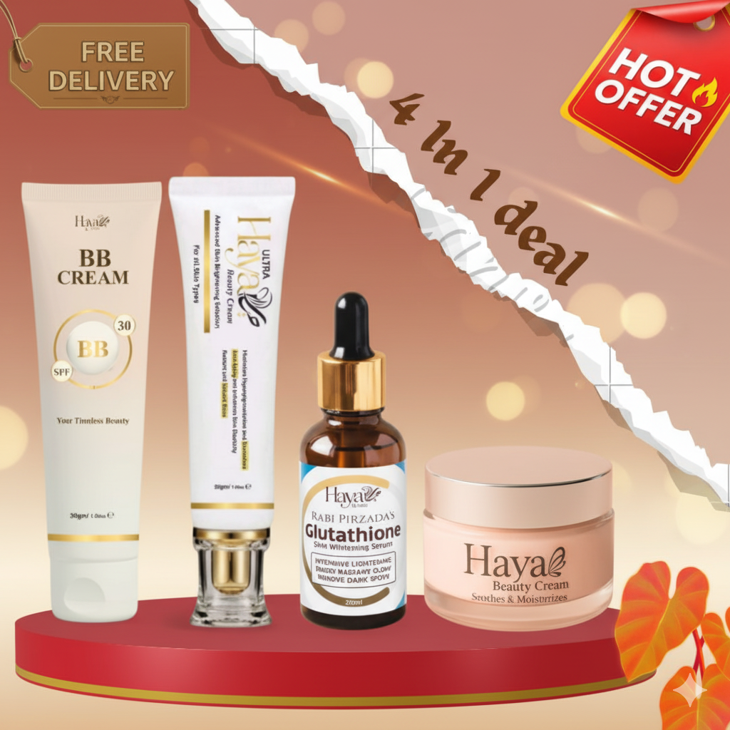Haya by Rabi – 4 in 1 Glow Boost Kit