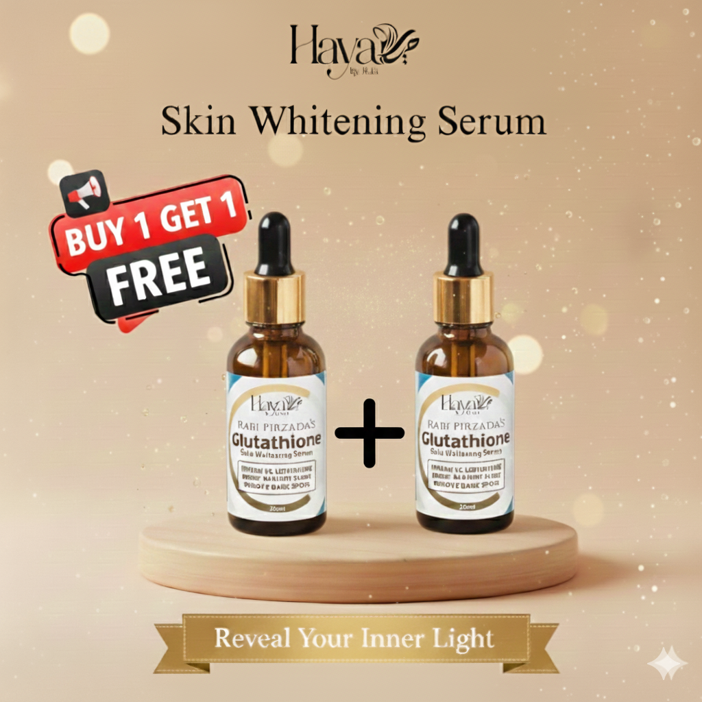 Glutathione Skin Whitening Serum (BUY 1 GET 1 FREE)