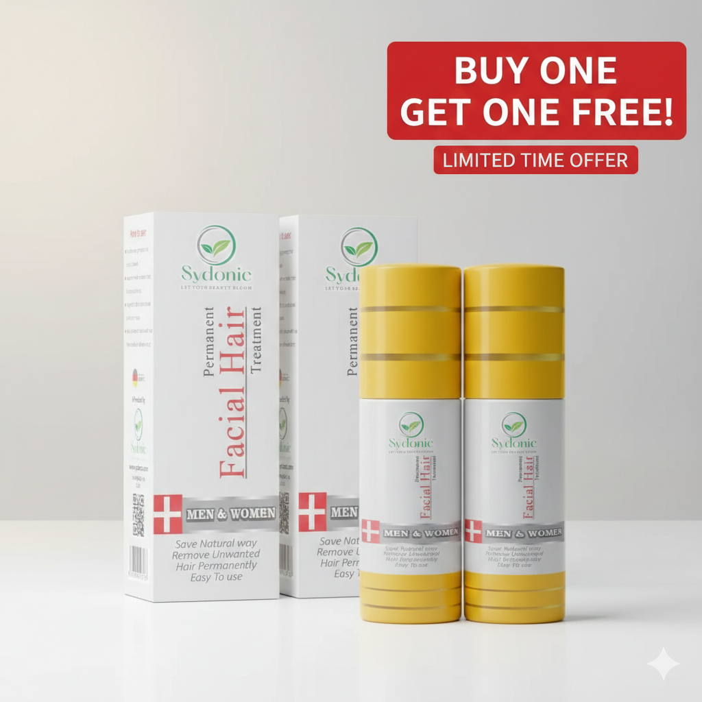 Sydonic Permanent Hair Removal Cream For Men and Women 70g -  Buy One Get One FREE