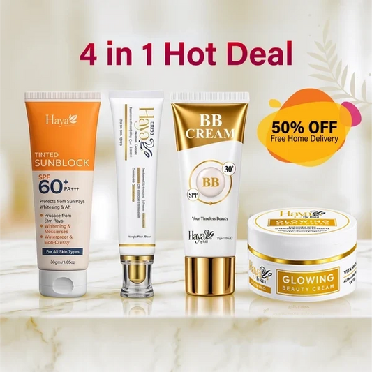 Haya By Rabi 4-IN-1 Hot Deal (Ultra Beauty Cream - BB Cream - Sunblock - Antiaging Cream)