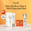 Haya Perfect Glow & Sun Protection Duo (Ultra Beauty Cream + Tinted Sunblock SPF 65+)