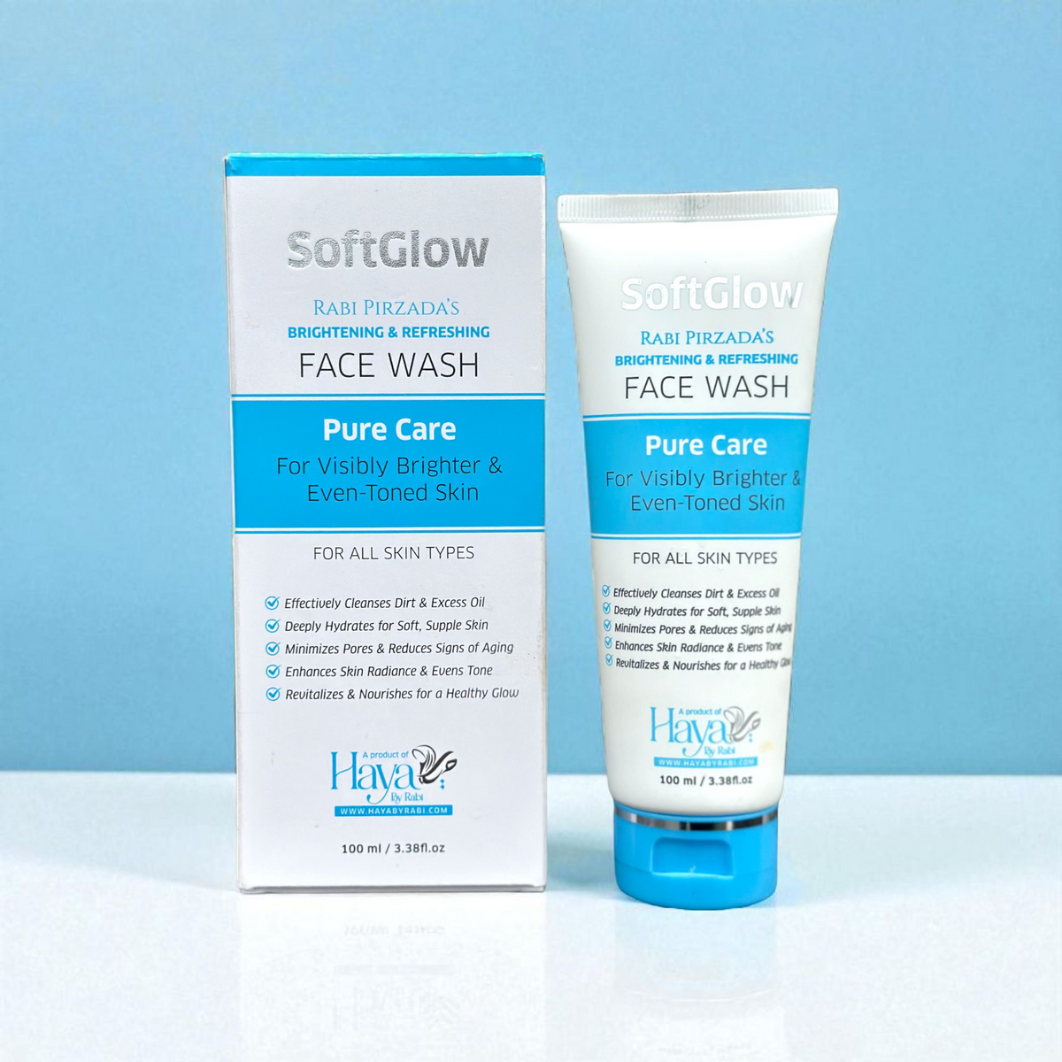 Haya by Rabi Ultra Glow 4-in-1 Hot Deal (Face Wash - Ultra Beauty Cream - Glutathione Serum - Sunblock)