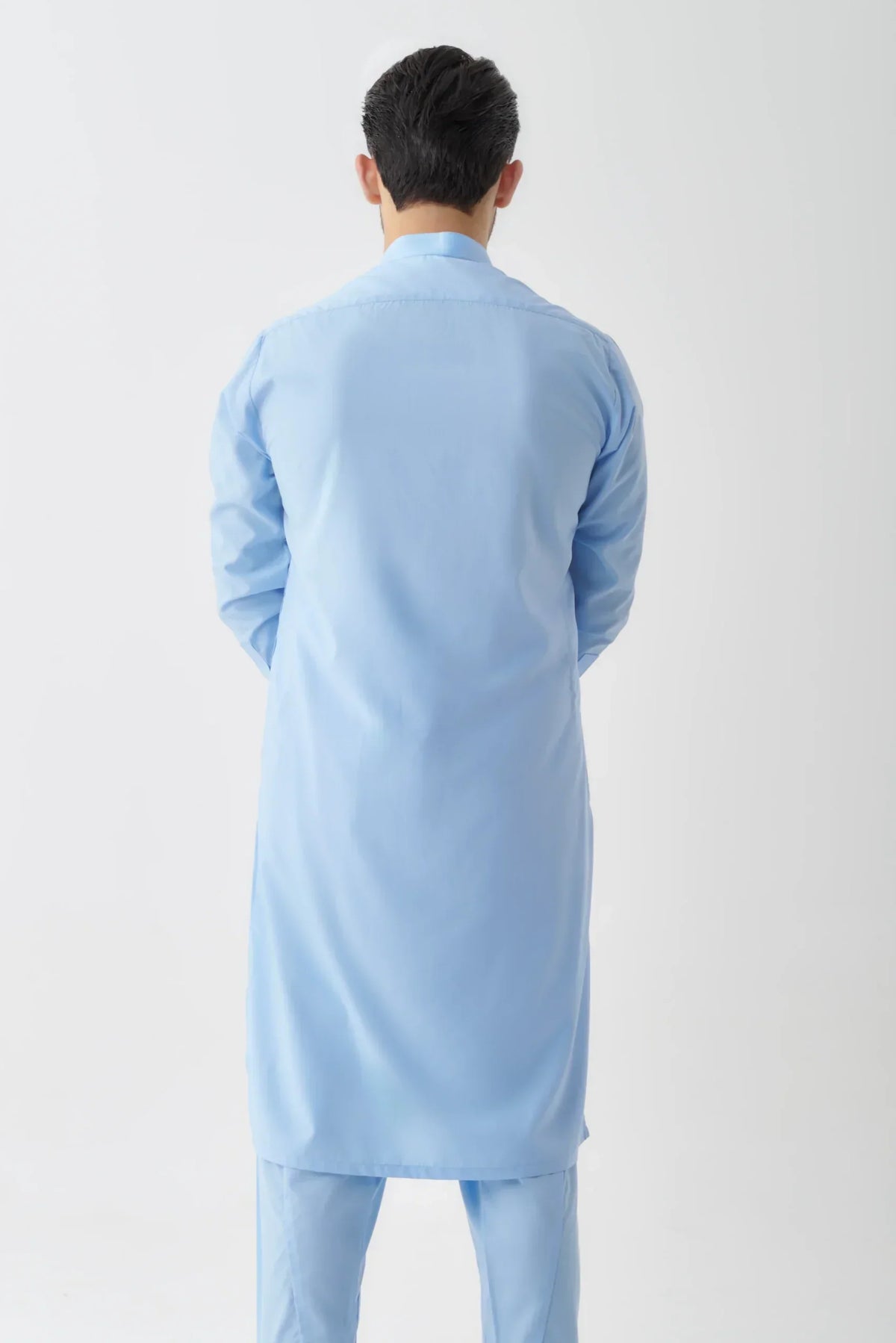 Sky Blue Shalwar Kameez