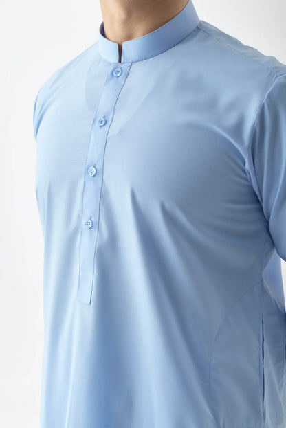 Sky Blue Shalwar Kameez