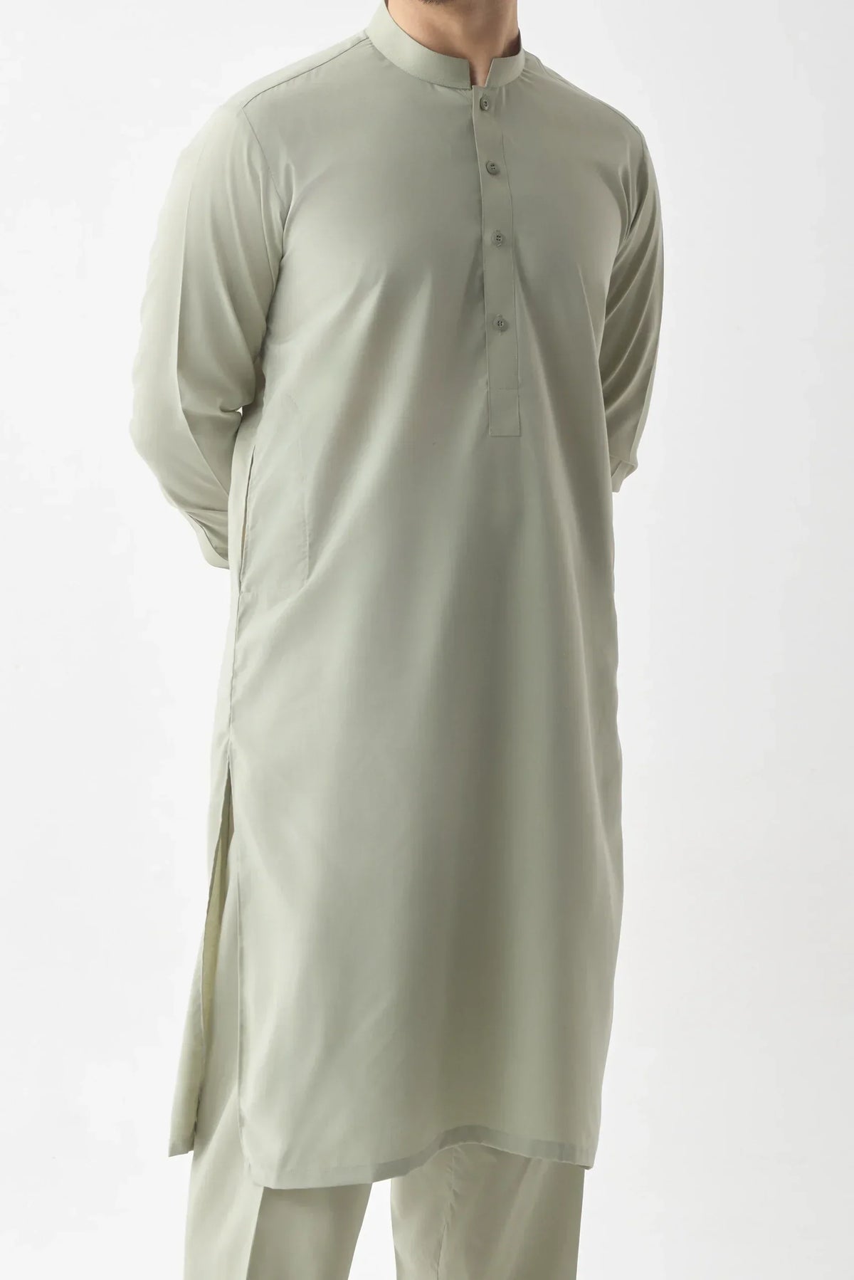 Sage Green Shalwar Kameez Set