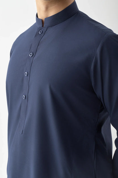 Navy Blue Traditional Shalwar Kameez