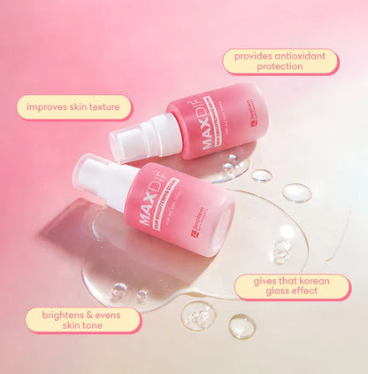 Jenpharm Maxdif Brightening Serum  Pack of 2 | Bright, Hydrated & Radiant-Looking Skin