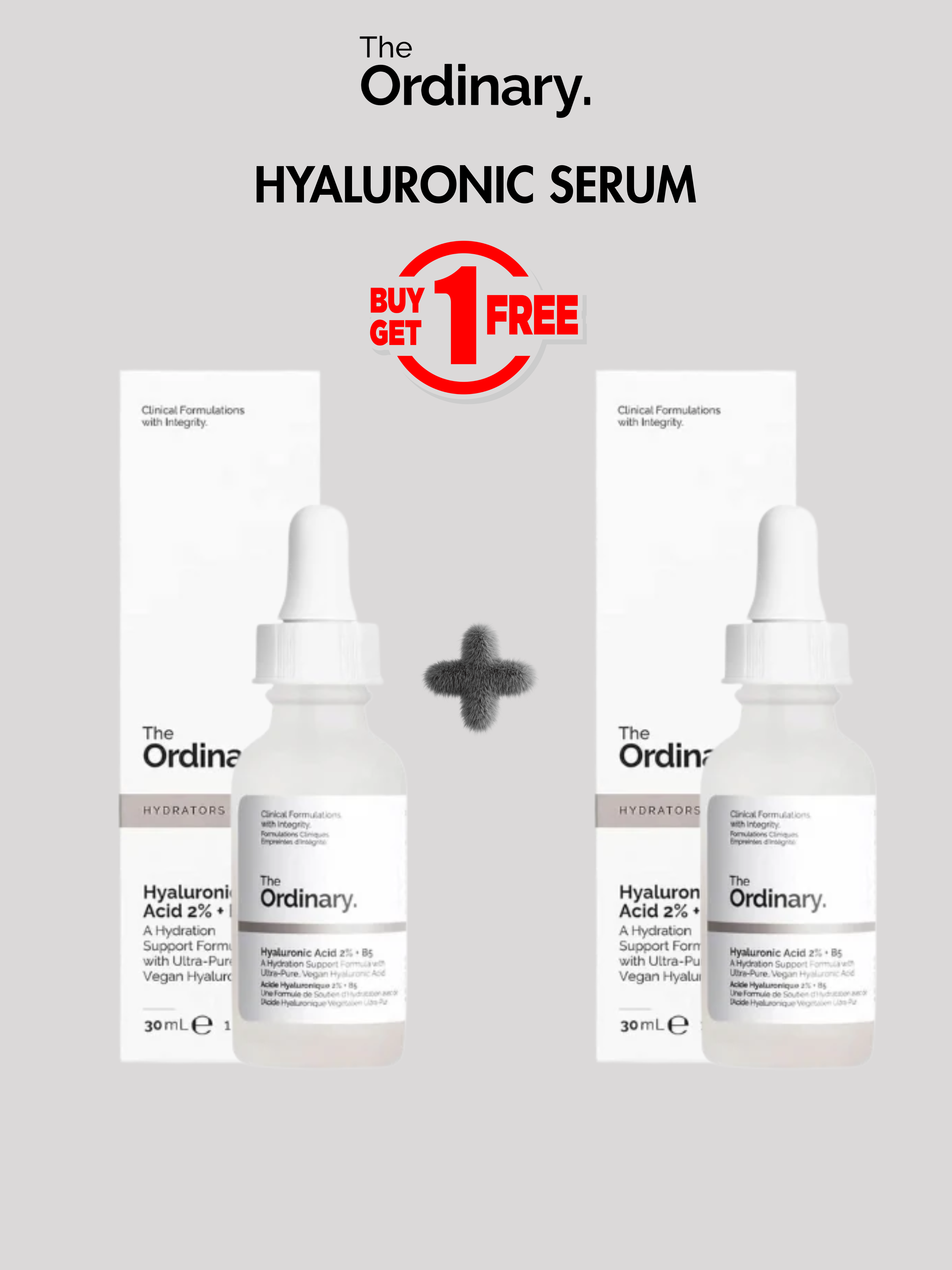 The Ordinary Hyaluronic Acid 2% + B5 (Buy 1 Get 1 Free)