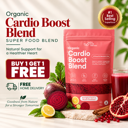 Organic Cardio Boost Super Food Blend – 120g | Buy 1 Get 1 Free