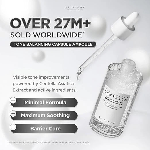 Madagascar Centella Tone Brightening Capsule Ampoule 100ml – Brightening & Hydrating Facial Serum