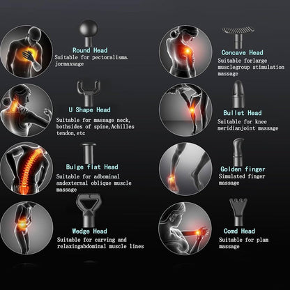Smart Muscle Massage Gun – Deep Tissue Massager for Instant Pain Relief