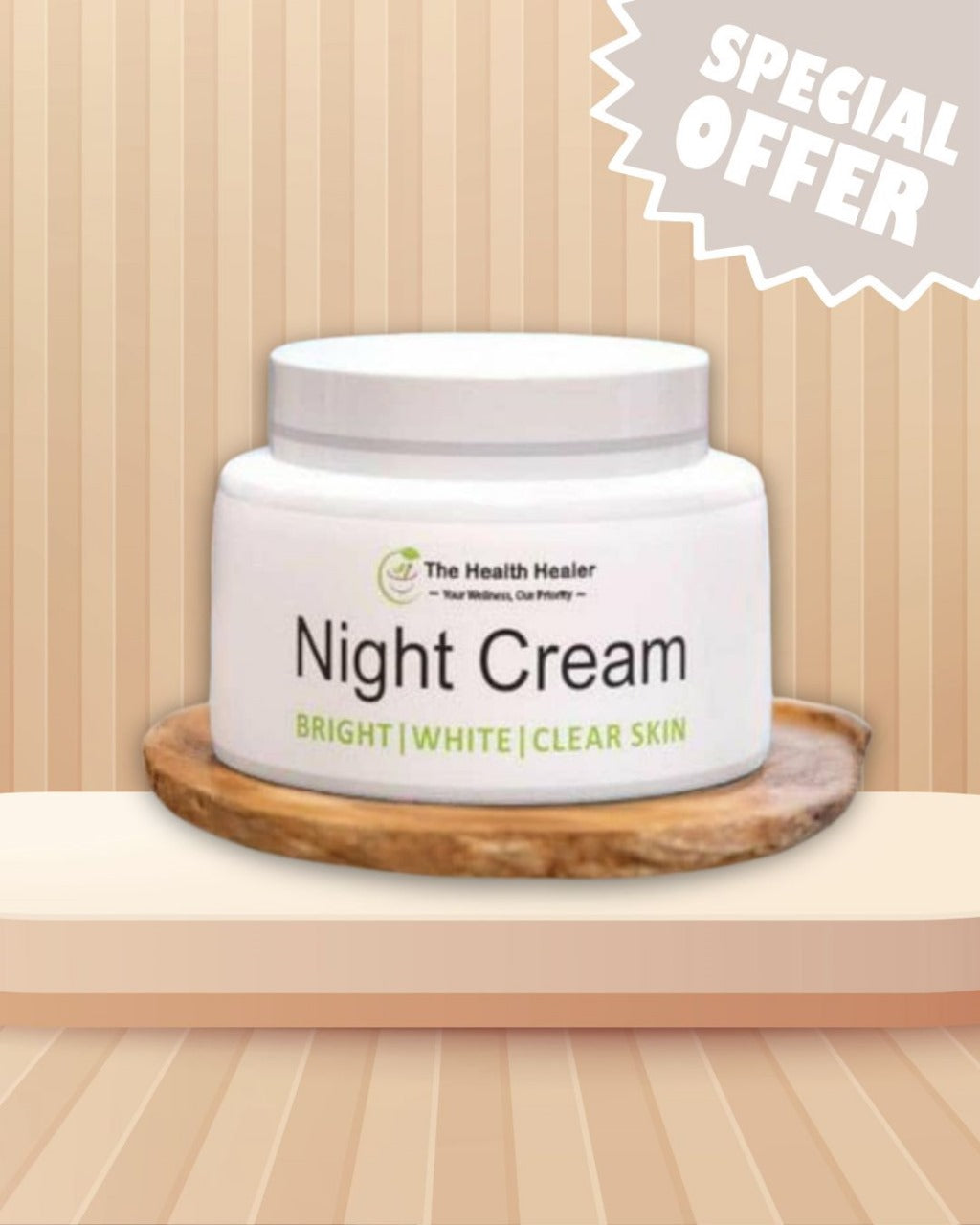 Skin Brightening Night Cream (By Health Healer)