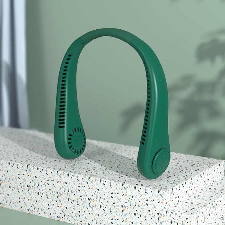 Portable Bladeless Neck Fan – Rechargeable USB Hands-Free Cooling Fan