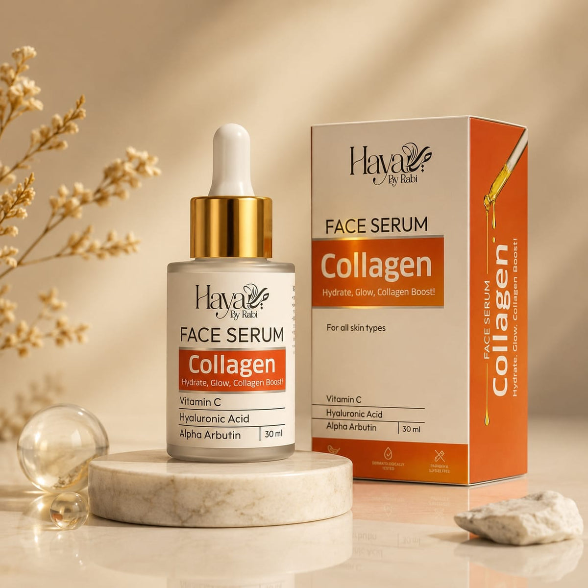 Collagen Serum - Hyaluronic Acid & Vitamin C (Buy 1 Get 1 FREE)