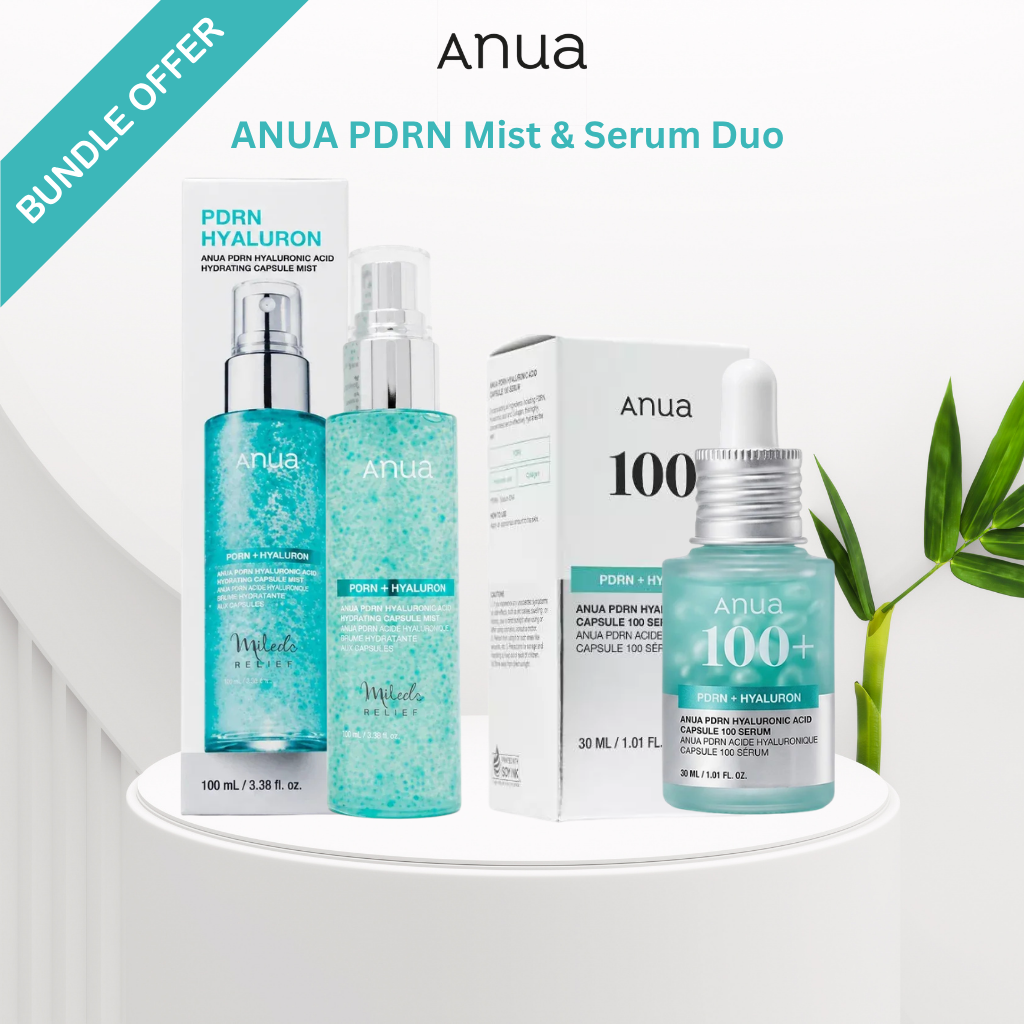 ANUA PDRN Mist & Serum Duo (PDRN Hyaluronic Acid Capsule Mist + PDRN Hyaluronic Acid Capsule 100 Serum)
