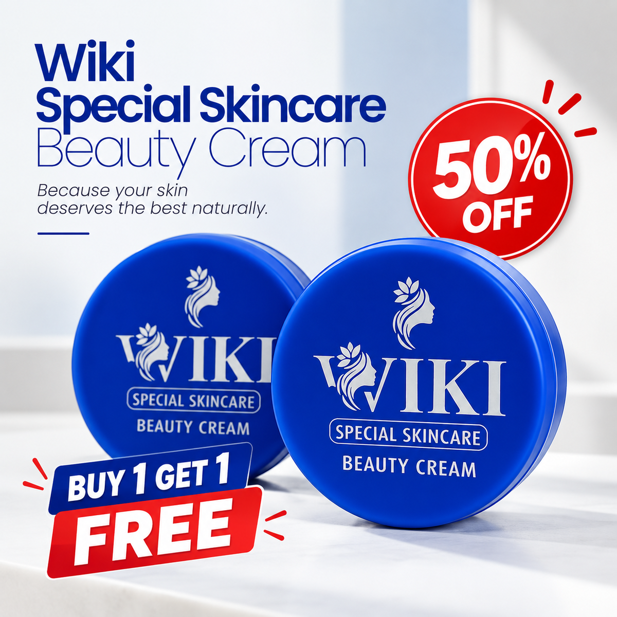 Wiki Special Skincare Whitening Cream | Buy 1 Get 1 Free