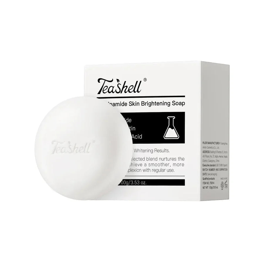 Teashell Niacinamide Glow Bundle | Brightening Serum + 3D Niacinamide Whitening Soap